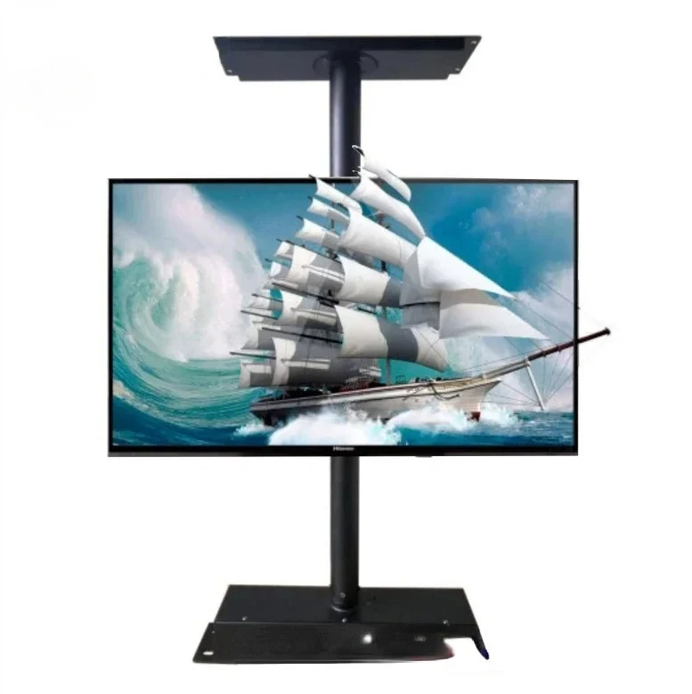 Support de télévision LCD rotatif motorisé pour la maison et le bureau / Support de télévision pivotant à télécommande, support de télévision