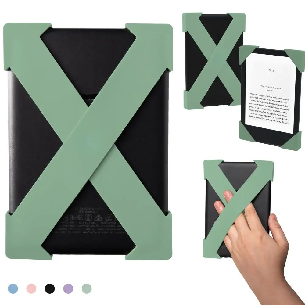 PU-Leder 6-7" eReader Sichere Handschlaufe Vielseitiger Anti-Drop-Griffhalter für Kindle Paperwhite/Kobo/Voyaga/Pocketbook/Tolino Image