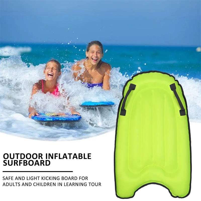 Tragbare Outdoor Latable Bodyboard Mit Griffe Faltbare Schwimmbad Strand Surfbretter Leichte Schwimmen Schwimm Matte Gerät Image