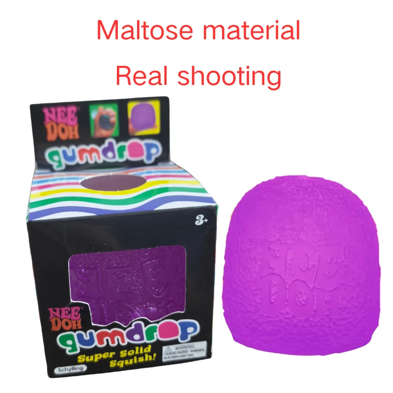 Schylling Nee Doh Gumdrop Soft Squeeze Fidget Toy in Verschiedenen Farben, Sammlerstück zur Stresslinderung, Überraschungsbox-Geschenk Image
