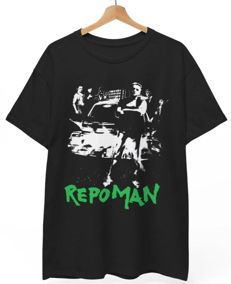 Repo Man 1984 Kult-Punk-Film-T-Shirt, 80er-Jahre-Punk-Film-Shirt, Suburbia, Unisex-T-Shirt