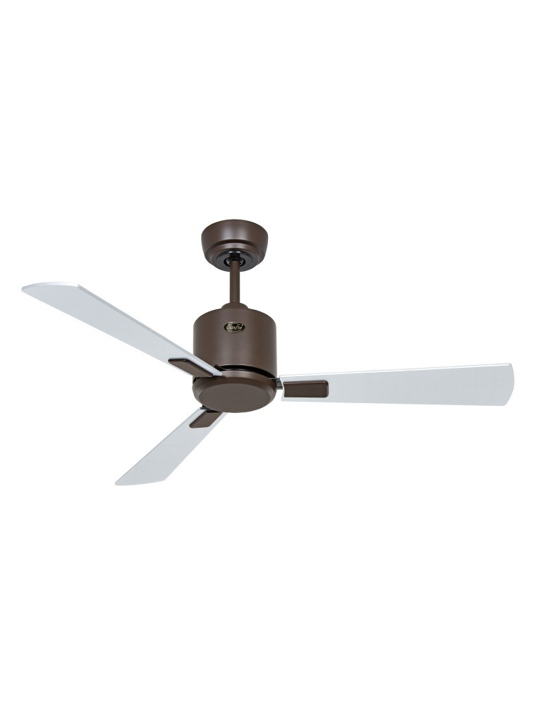 casafan eco neo III 103 ventilator ohne licht, gehäuse aus bronze, flügel in wenge und grau, 103 cm Image