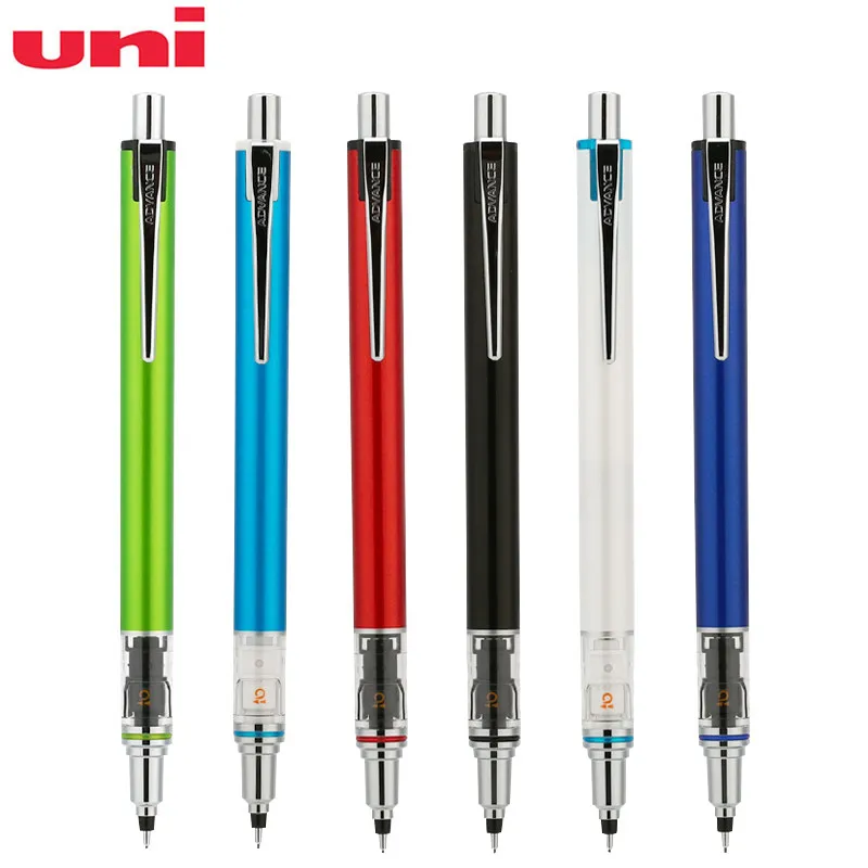 Uni Kuru Toga Advance Upgrade Druckbleistift, M5-559 0,3/0,5/0,7mm Mehrere Spitzen Doppelgeschwindigkeits-Rotation Bruchsichere Bleistifte Image