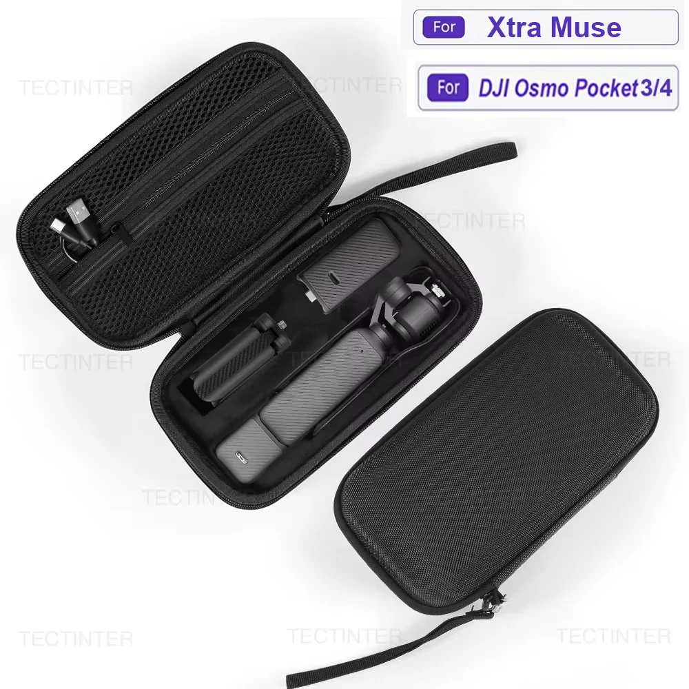 Tragetasche für DJI OSMO Pocket 3/4/Xtra Muse Zubehör, Reisetasche, Aufbewahrungstasche, EVA-Hülle mit Handschlaufe, Kameraschutz Image