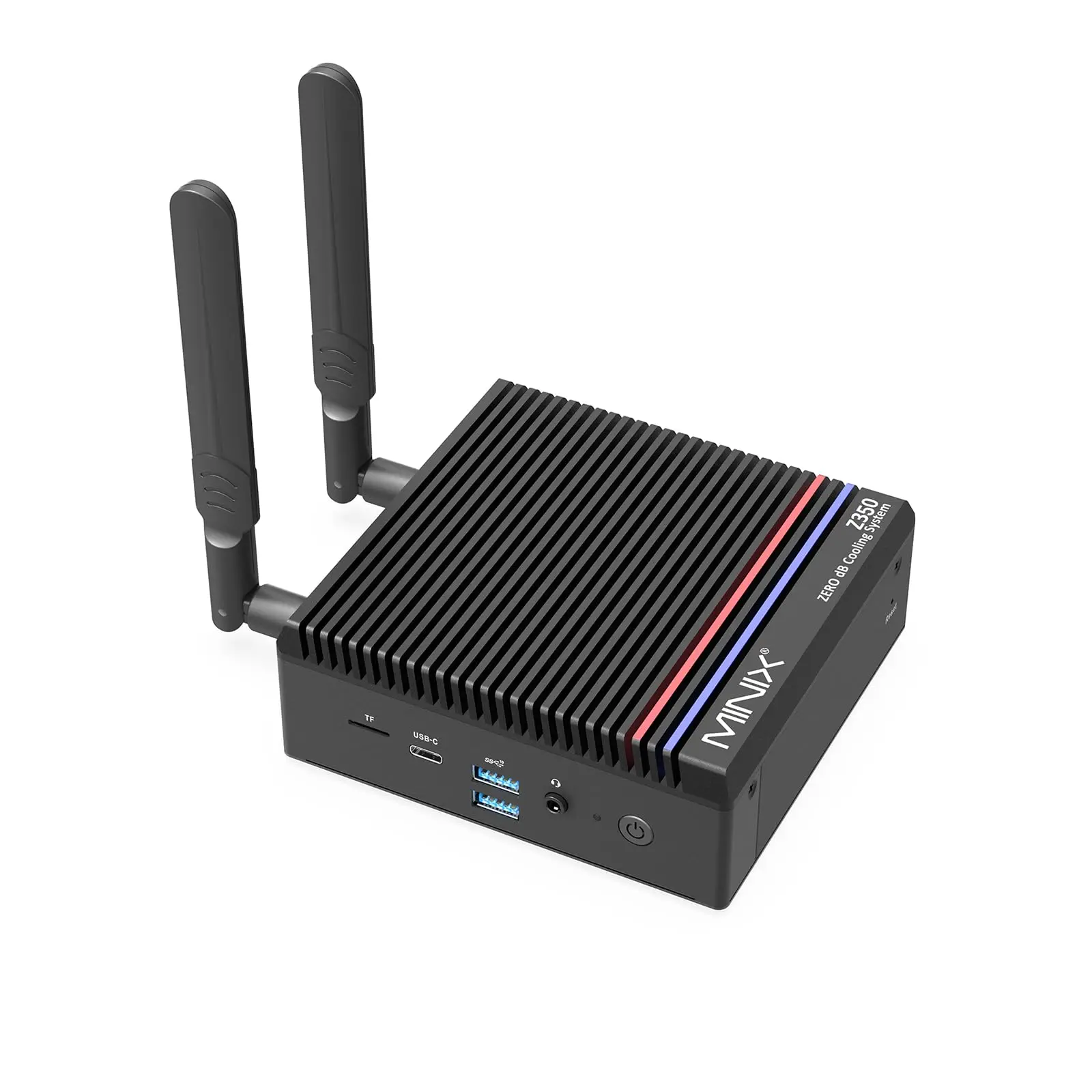 MINIX Z350-0dB Mini PC Windows 11 Pro, Intel i3-N350 16 Go DDR4 512 Go M.2 PCIe Gen3 x 4 SSD Micro ordinateur de bureau, double écran 4K/LAN 2,5 G, pour le multitâche en entreprise, à domicile ou au bureau