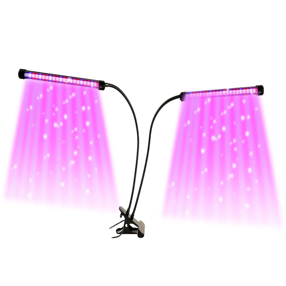 Vente chaude Portable double tête plante lumière professionnelle croissance lumière spectre complet plante lumière plante lumière LED croissance lumière