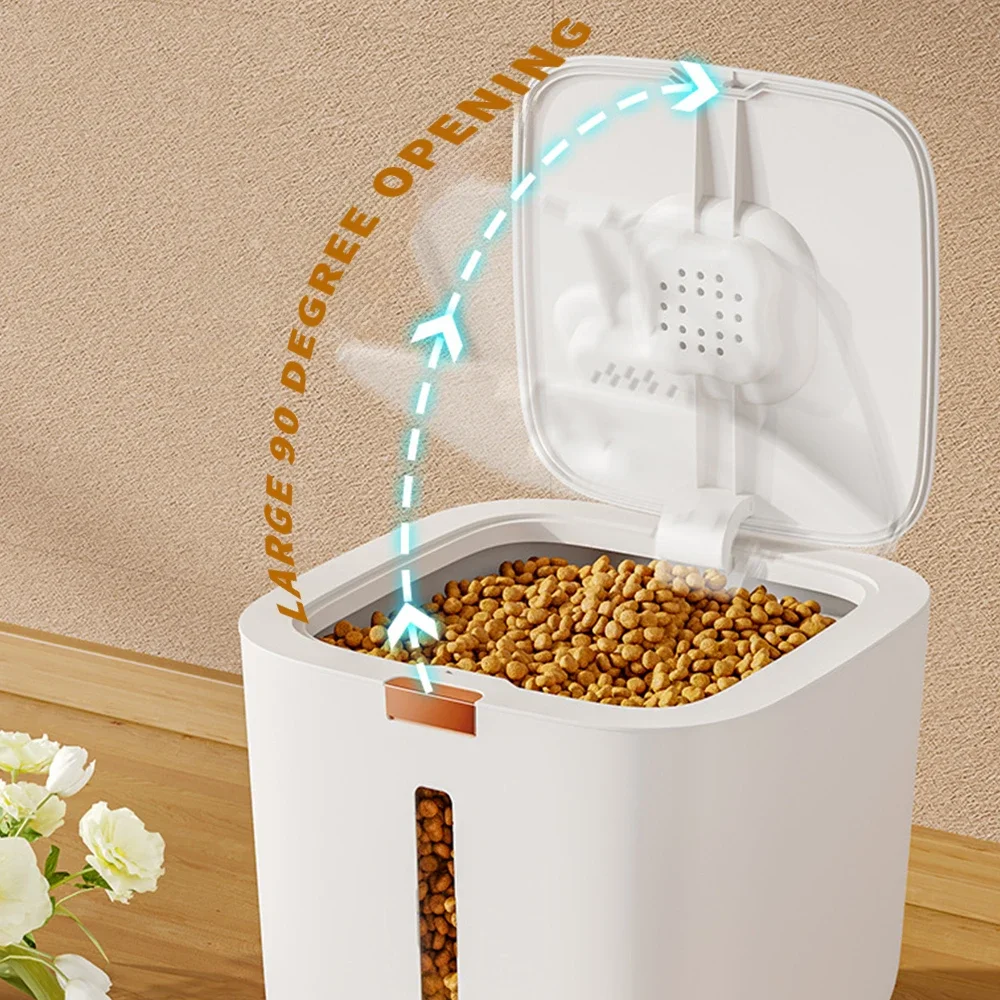 Baril de stockage des aliments pour animaux de compagnie grand baril de stockage alimentaire scellé résistant à l'humidité baril de nourriture pour chat stockage de nourriture pour chat baril de nourriture pour chien bol pour chat