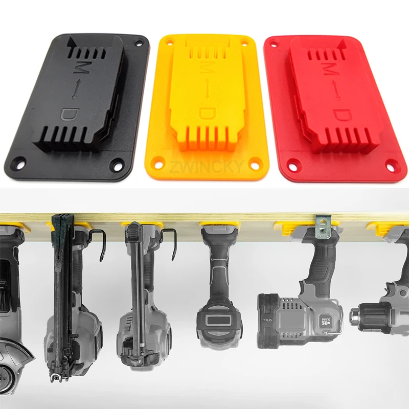 Support mural pour outils Dewalt/Milwaukee 14,4/18V/20V, support de rangement pour outils, support mural pour outils, dispositif de fixation, support pour outils