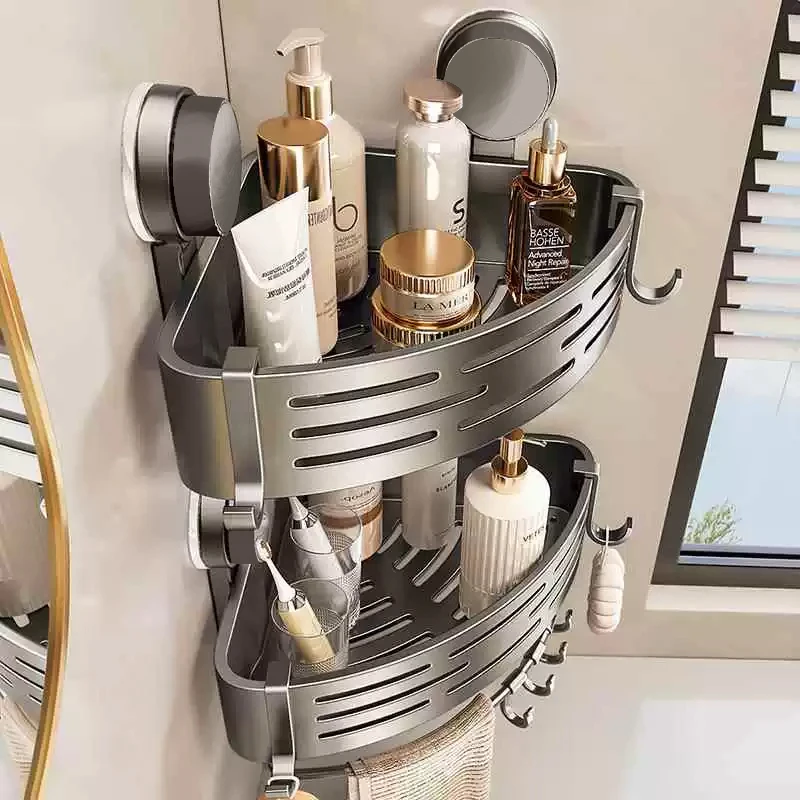 Support de rangement mural pour salle de bain, lavabo de salle de bain, support de rangement mural pour salle de bain, rangement de cuisine