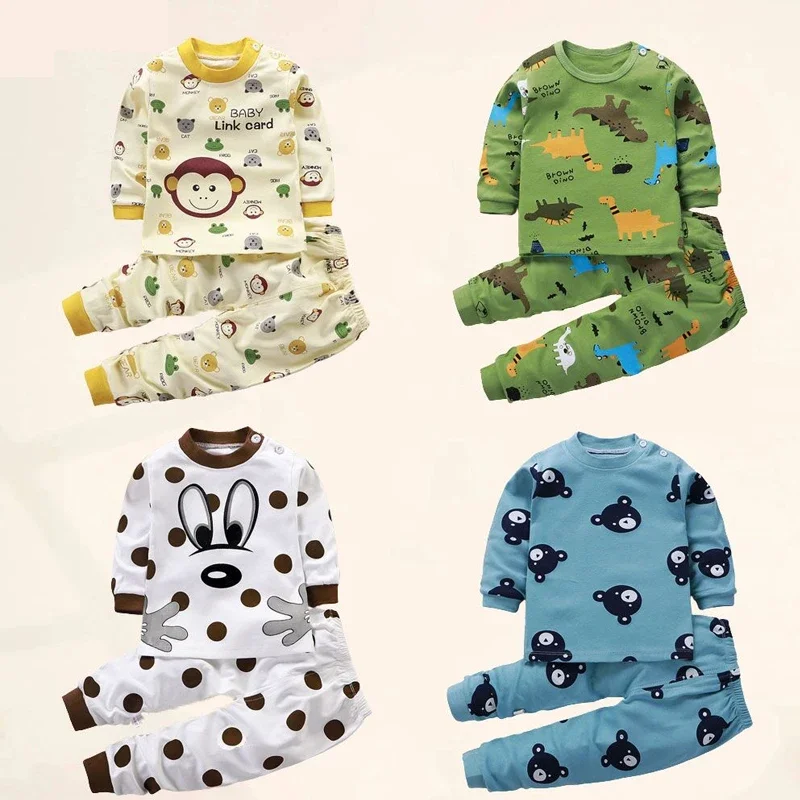 Vêtements pour enfants Ensembles pour enfants Vêtements pour enfants Garçons Filles Coton Automne hiver Vêtements Pantalons Vêtements de nuit Sous-vêtements Cadeau de Noël