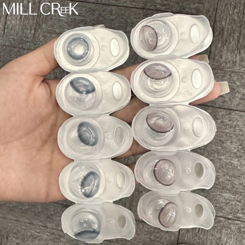 MILL CREEK – lentilles de Contact quotidiennes de 1 jour, lentilles de couleur avec dioptries, lentilles de Contact jetables de haute qualité, lentilles souples, maquillage, 10 pièces