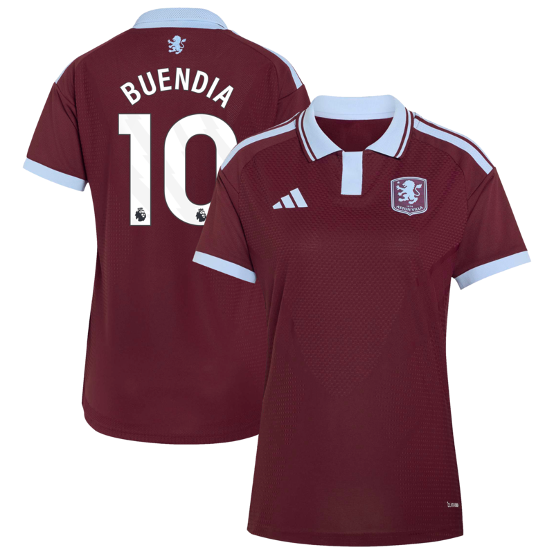Maillot Domicile Aston Villa adidas Authentic 26/27 - Femme avec flocage Buendia 10
