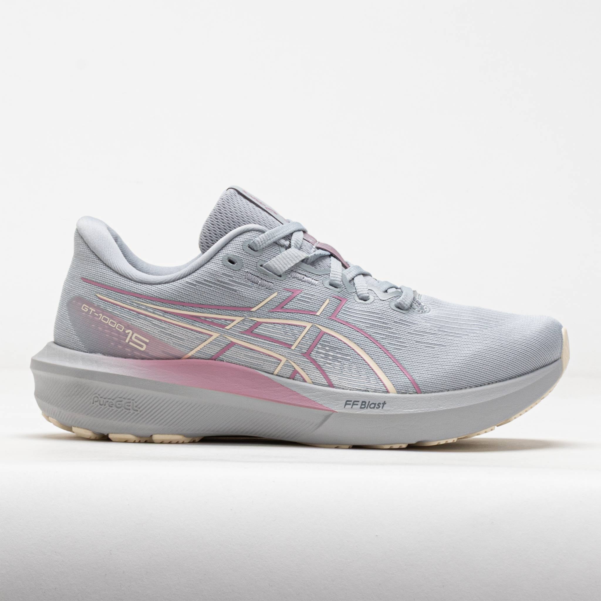 ASICS GT-1000 15 Women's Running Shoes Piedmont Grey/Taro Purple