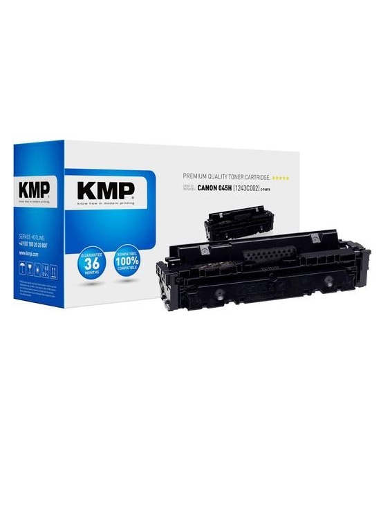 KMP Toner Canon 045H 1243C002 comp. yellow C-T40YX Kompatibel Tonereinheit 2.200 Seiten Image