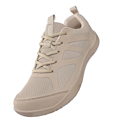 Weiße Herren-Sneaker, atmungsaktive Schnürschuhe, leichte, rutschfeste Freizeitschuhe für Reisen, Outdoor-Aktivitäten und den Alltag Image