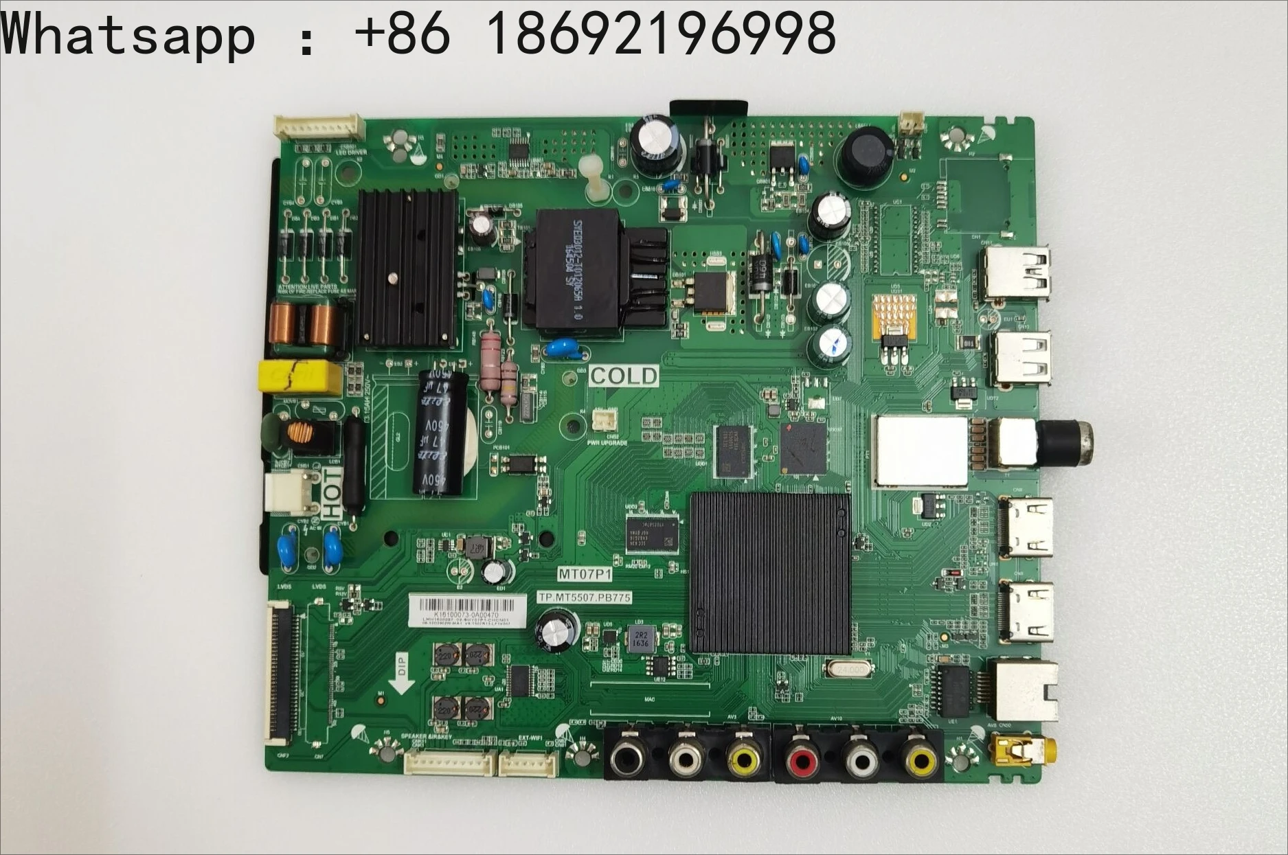 Carte mère originale L L32P1A Lehua 32S1A TP. Écran MT5507.PB775 LVF320CS0T
