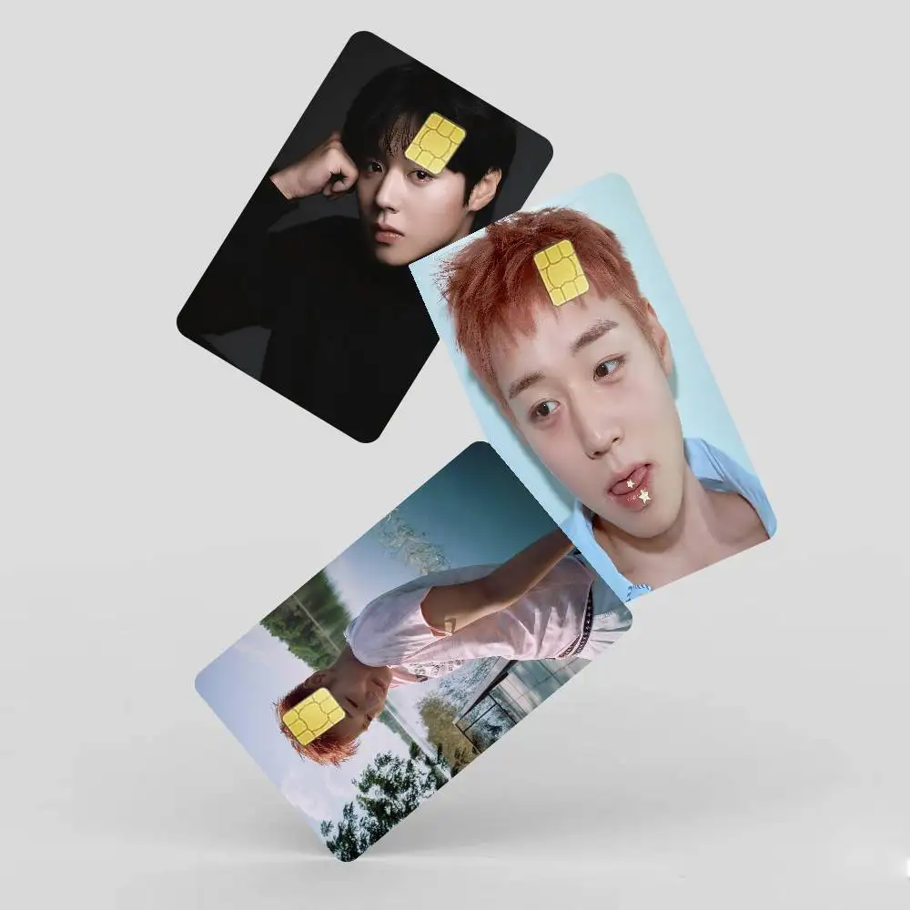 Koreanische P-PARK JI HOON Anime 2024 Anime Cartoon Skin Sticker Folie Hülle für große Kredit- und Debitkarten Vorderseite