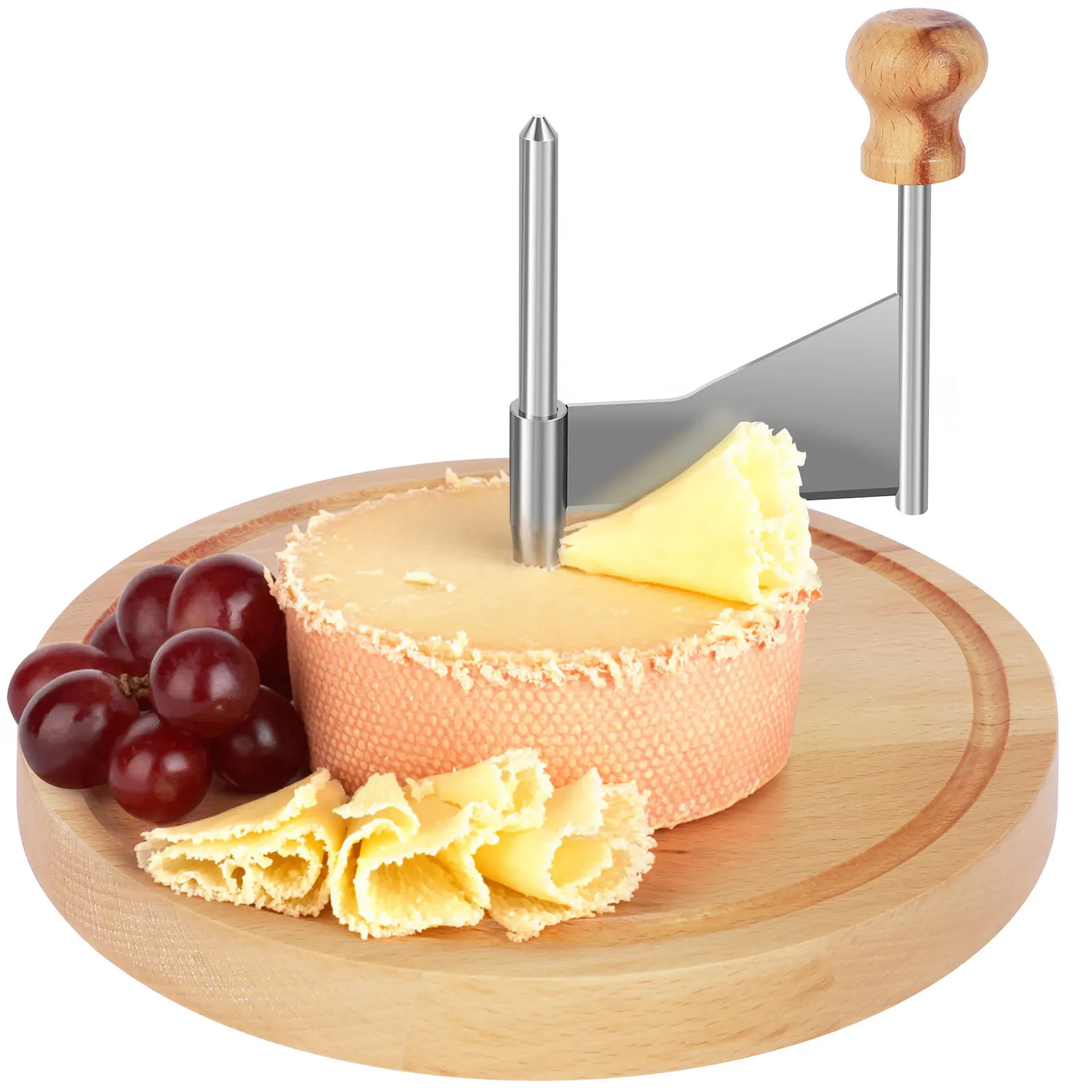 Käse Lockenstab Edelstahl Käse Rasierer Käse Schneidemaschine Handheld Käse Mühle Spülmaschinenfest Butter Mühle Image