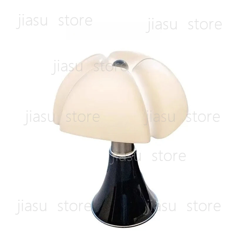 Vintage Bauhaus Blütenblatt-Tischlampe, Italienische Nordische Retro-Nachttischlampe für Schlafzimmer und Wohnzimmer Image