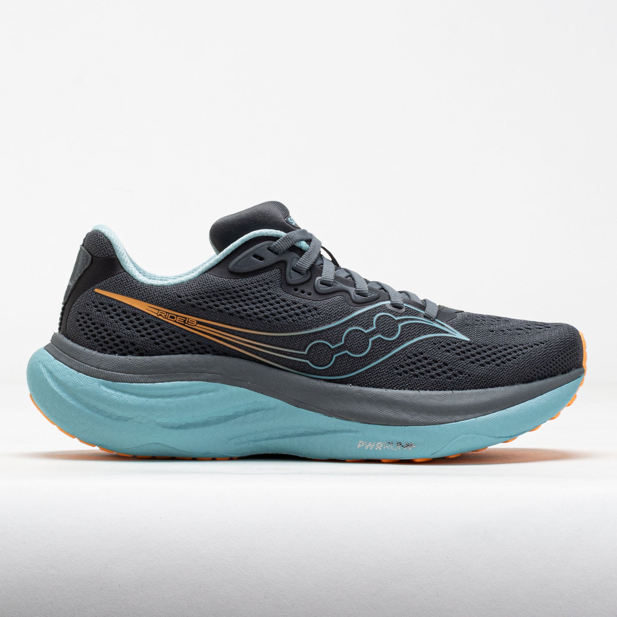 Saucony Ride 19 Women's Running Shoes Carbon/Gulf
