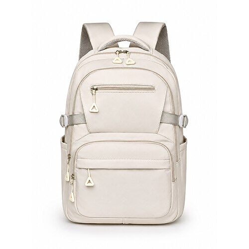 Zaino da uomo in nylon impermeabile Zaino da donna capiente con scomparti multipli per laptop, ideale per la scuola, il college, i viaggi, gli spostamenti quotidiani, la scuola superiore e il campus.