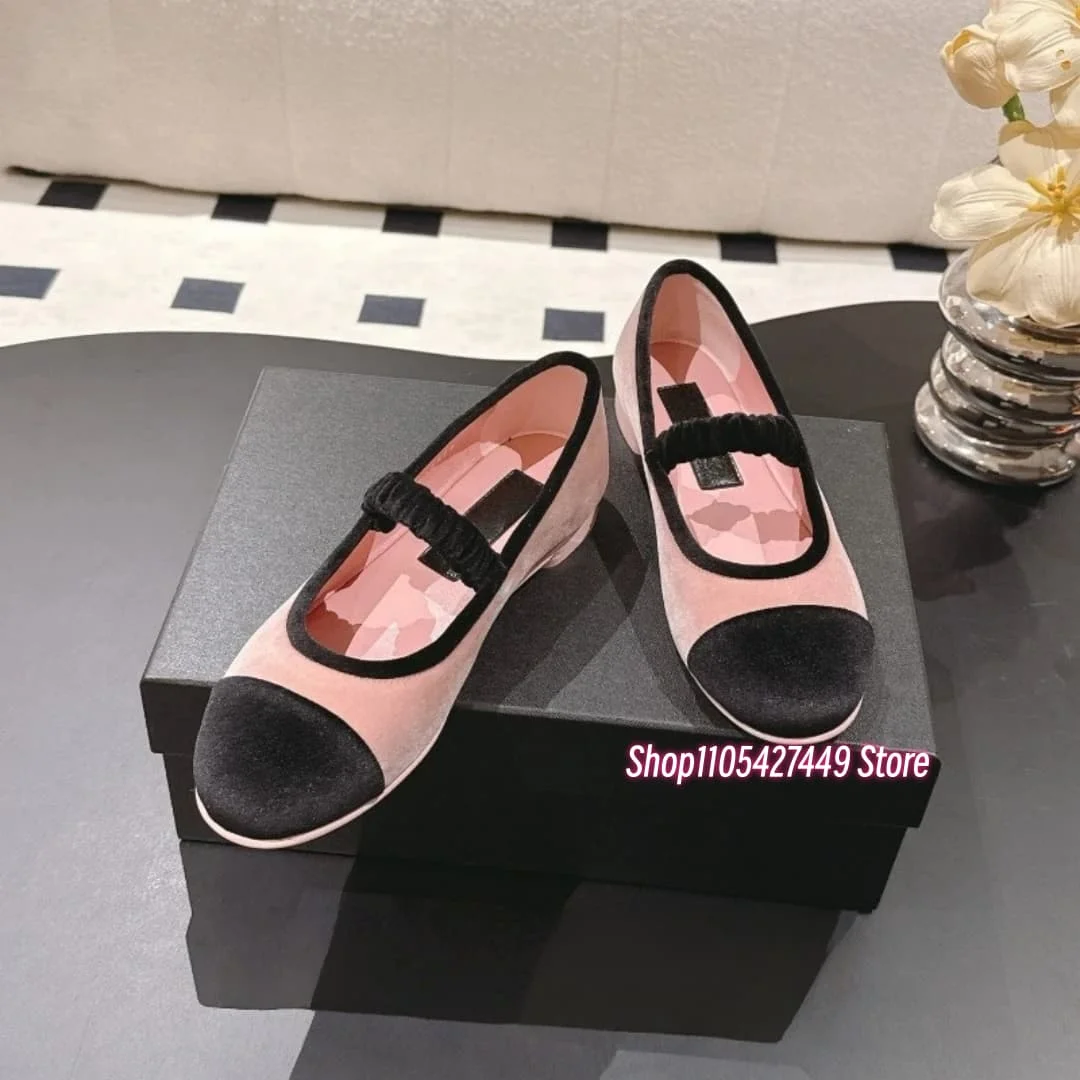 Mary Jane Ribbon-Samtschuhe, flache Schuhe, Freizeitschuhe, Damen Retro-Schuhe aus braunem Rindsleder, bequeme Designer-Bootschuhe, Runway-Schuhe