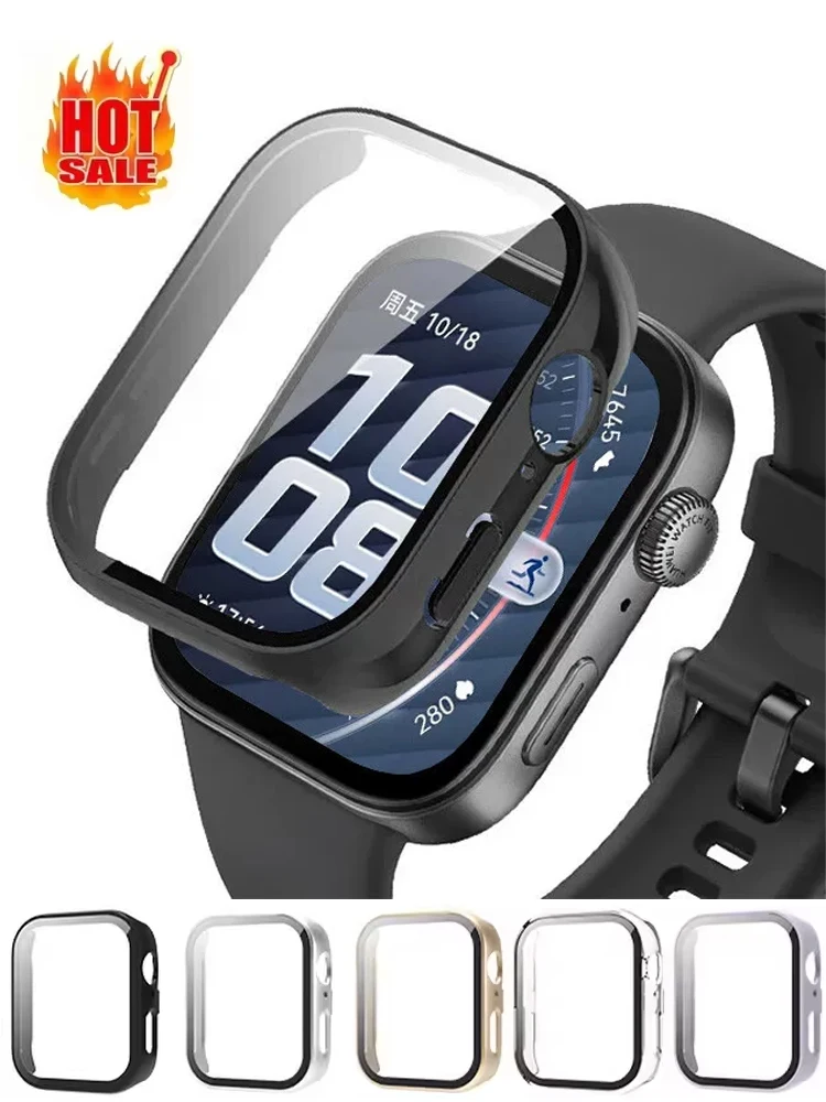 Hülle für Huawei Watch Fit 5 Pro Fit 5 Cover Allround-PC-Stoßfänger mit gehärtetem Glas Displayschutz Huawei Fit 5 Cover Zubehör Image