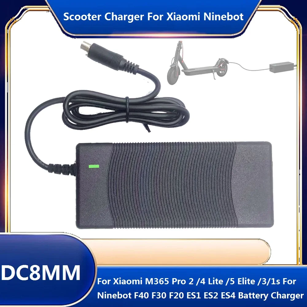 36V 42V 2A Scooter-Ladegerät für Xiaomi M365 Pro 2 /4 Lite /5 Elite /3/1s für Ninebot F40 F30 F20 ES1 ES2 ES4 ES3 Akku-Ladegerät Image