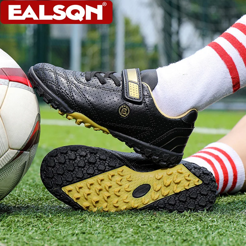 Kinder-Fußballschuhe, rutschfeste, atmungsaktive, leichte Trainingsschuhe für Jungen, Fußballschuhe für Kinder Image