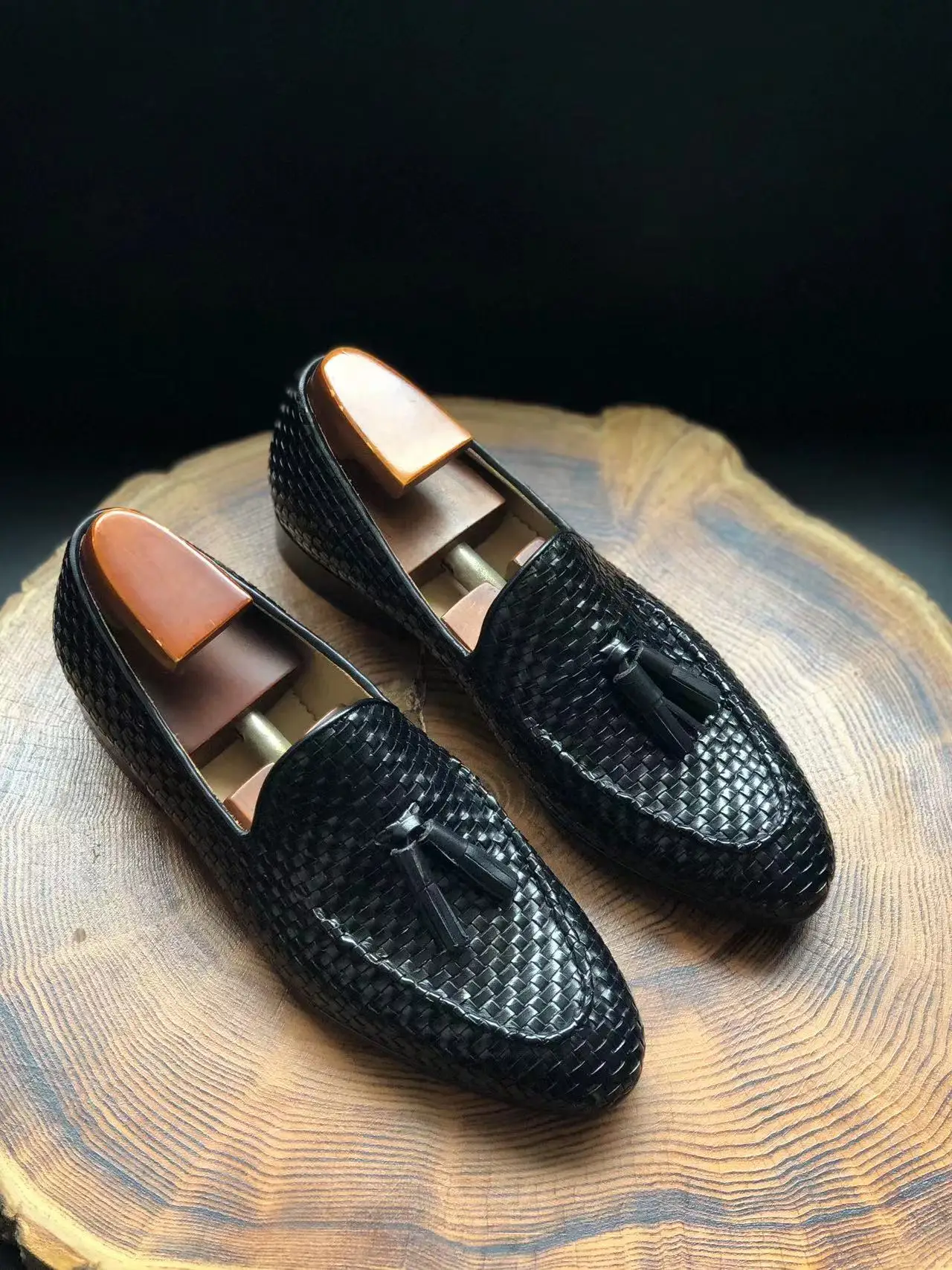 Cie ml26 Quaste weben Loafer Männer klassische Leder Laufsohle atmungsaktiven Schuh schwarz benutzer definierte Farbe & Größe