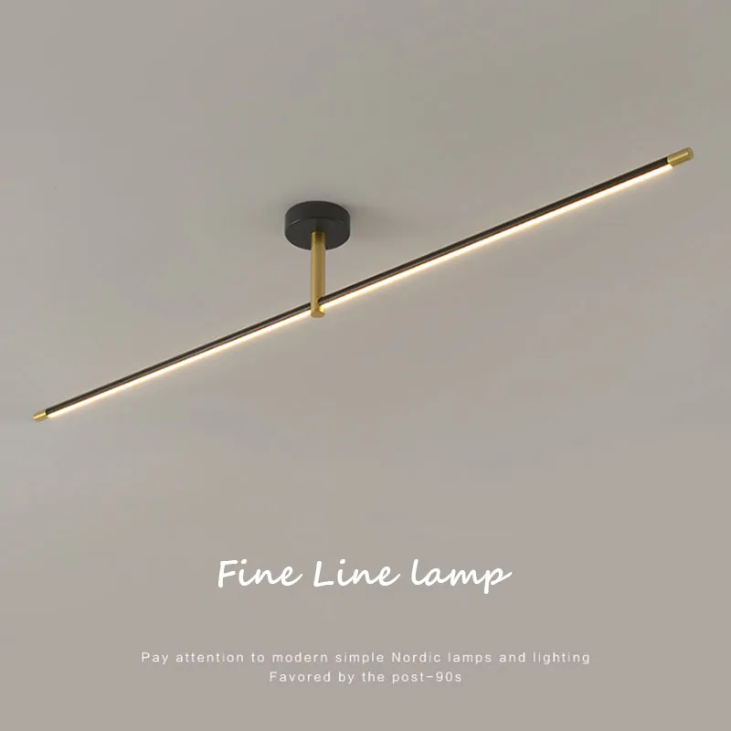 Moderne Gang Decke Kronleuchter LED Wand leuchte für Korridor Nacht Bad Spiegel Linie Lampe Wohnkultur Leuchte Glanz