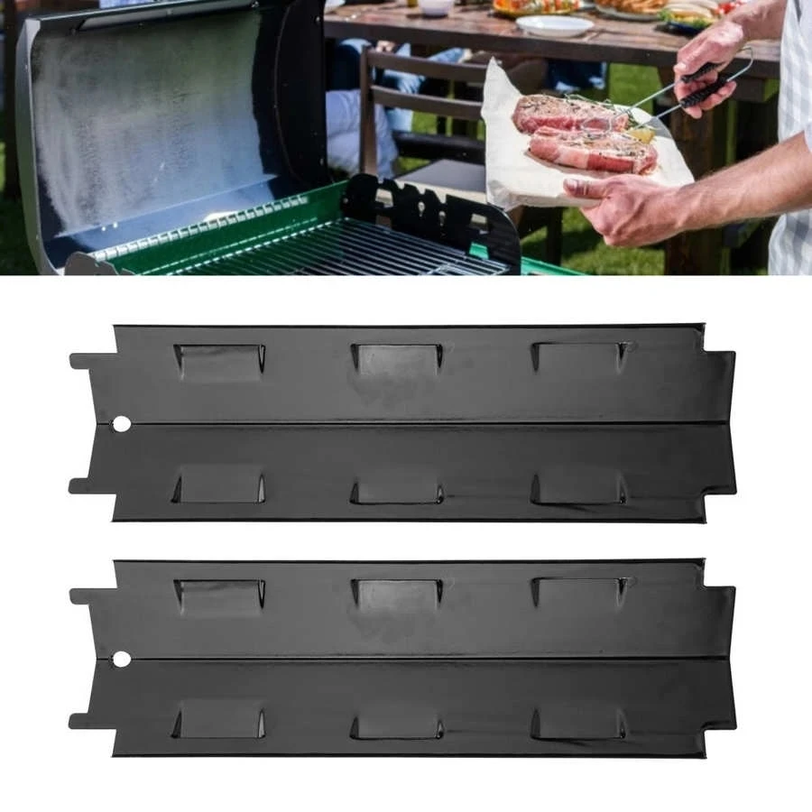 2Pcs Gas Grill Wärme Platte BBQ Wärme Zelt Ersatzteile Charbroil Grill Teile BBQ Grill Wärme Platte Image