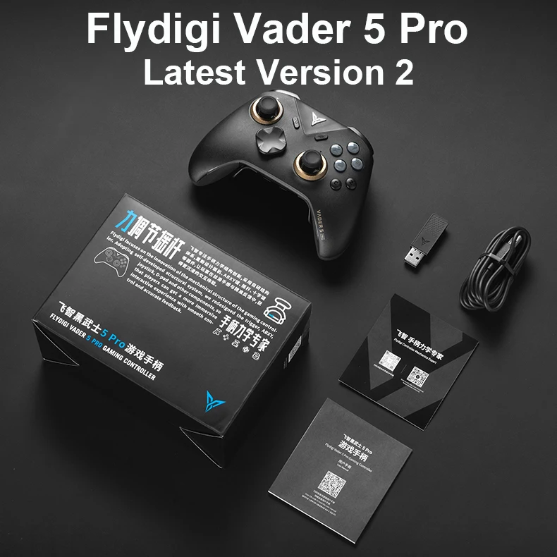 Flydigi Vader 5 Pro Game Controller Athletic Elite Handle Wireless Gamepad mit Hall-Rocker für Nintendo Switch, PC, iOS und Android Image