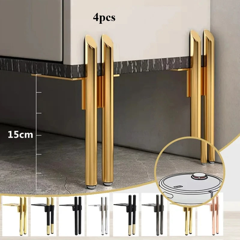 4pcs Metal Furniture Leg for Sofa Coffee Table Feet Cabinet Furniture DIY Replacement Feet Furniture Legs Height 13/15/18cm