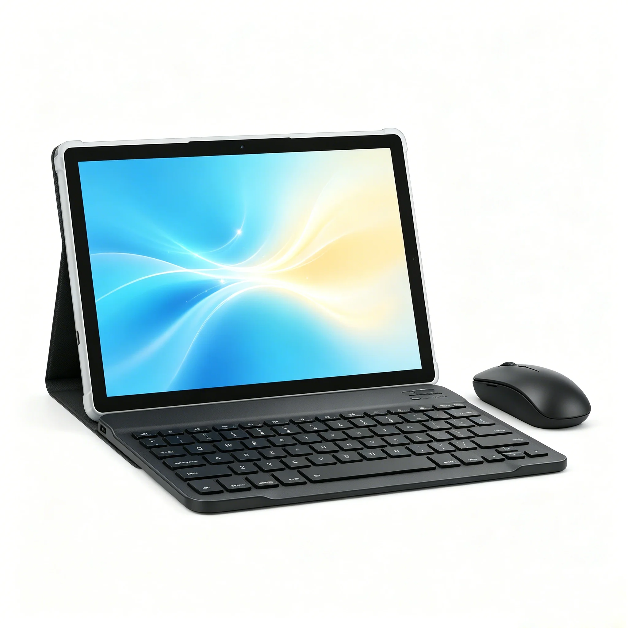 Paitanry 10 Zoll Android 15 Tablet Octa-Core 8GB RAM 64GB ROM 1T Erweiterbar Allwinner A523 Dual Wifi 6 Tablet Mit Tastatur und Hülle Image