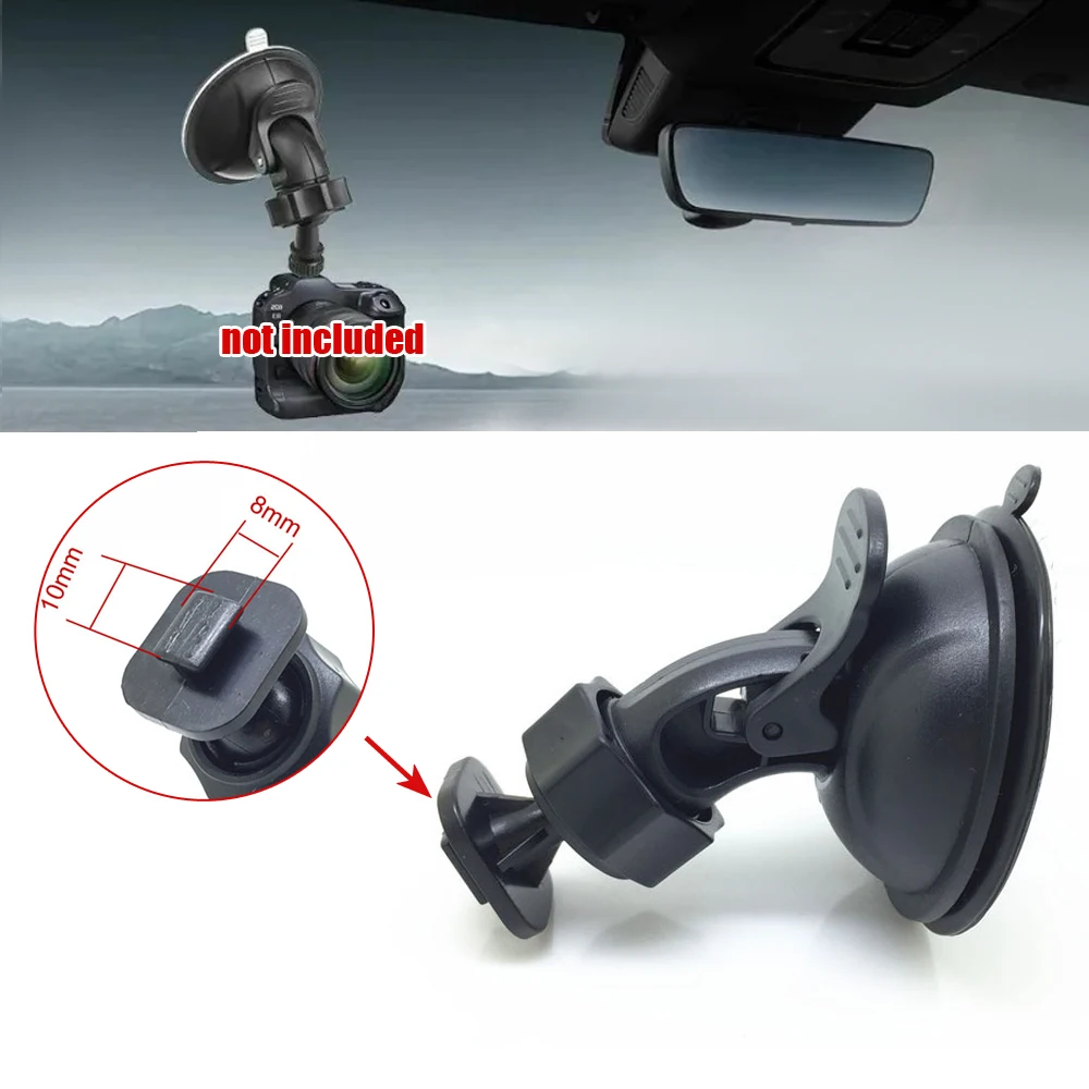 Car DVR Holder Car Driving Video Recorder Suction Cup Bracket 360 Rotatable GPS Navigation Camera Mount Base for Xiaomi GoPro