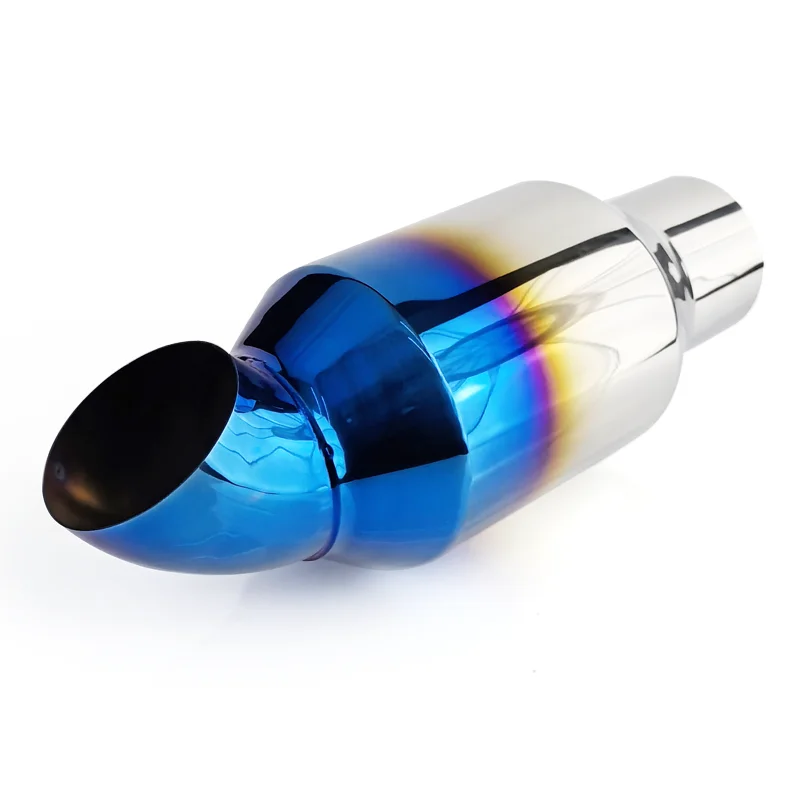 1pc Auto Modifikation Auspuffrohr Universal Auto Modifikation Zubehör Auto Edelstahl Heckhals Auspuff Schall dämpfer Image