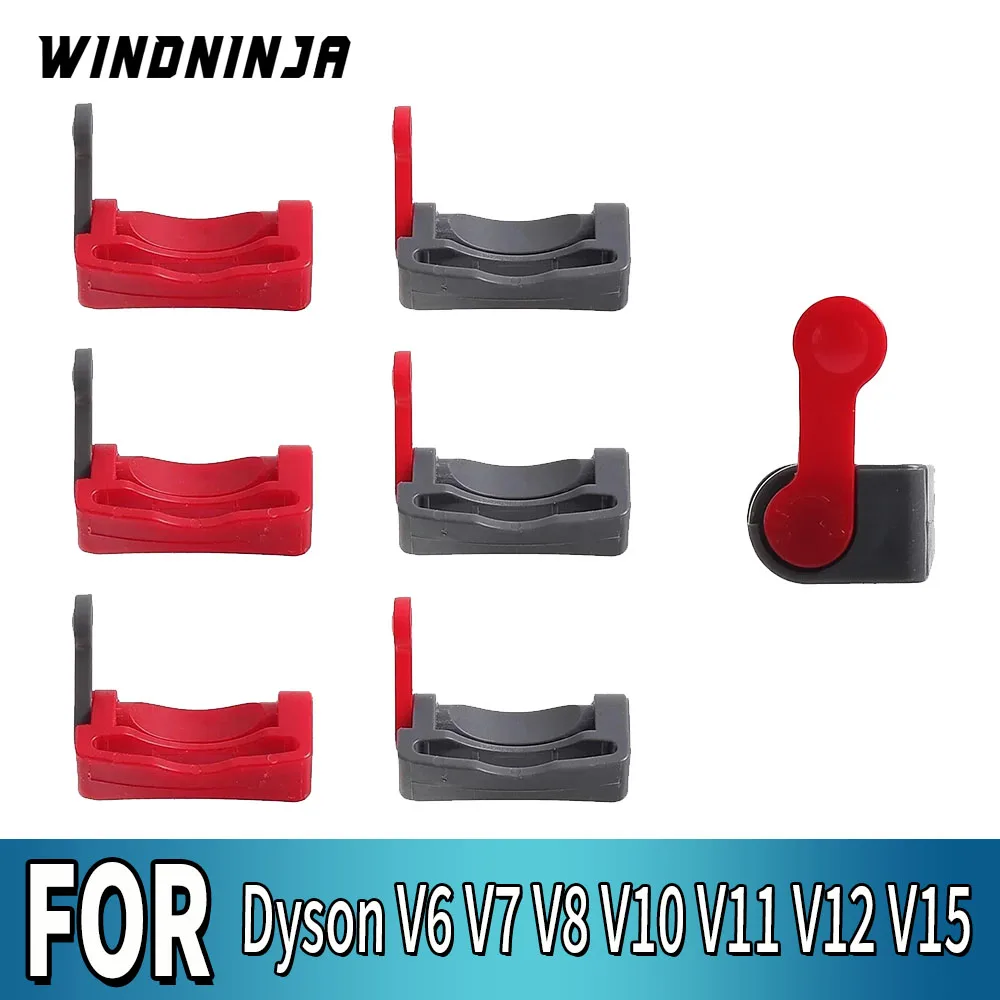 Auslösesperre-Aufsätze für Dyson V6 V7 V8 V10 V11 V12 V15 Staubsauger – Ein/Aus-Knopf-Sperre, Klemme zur Steuerung des Netzschalters Image