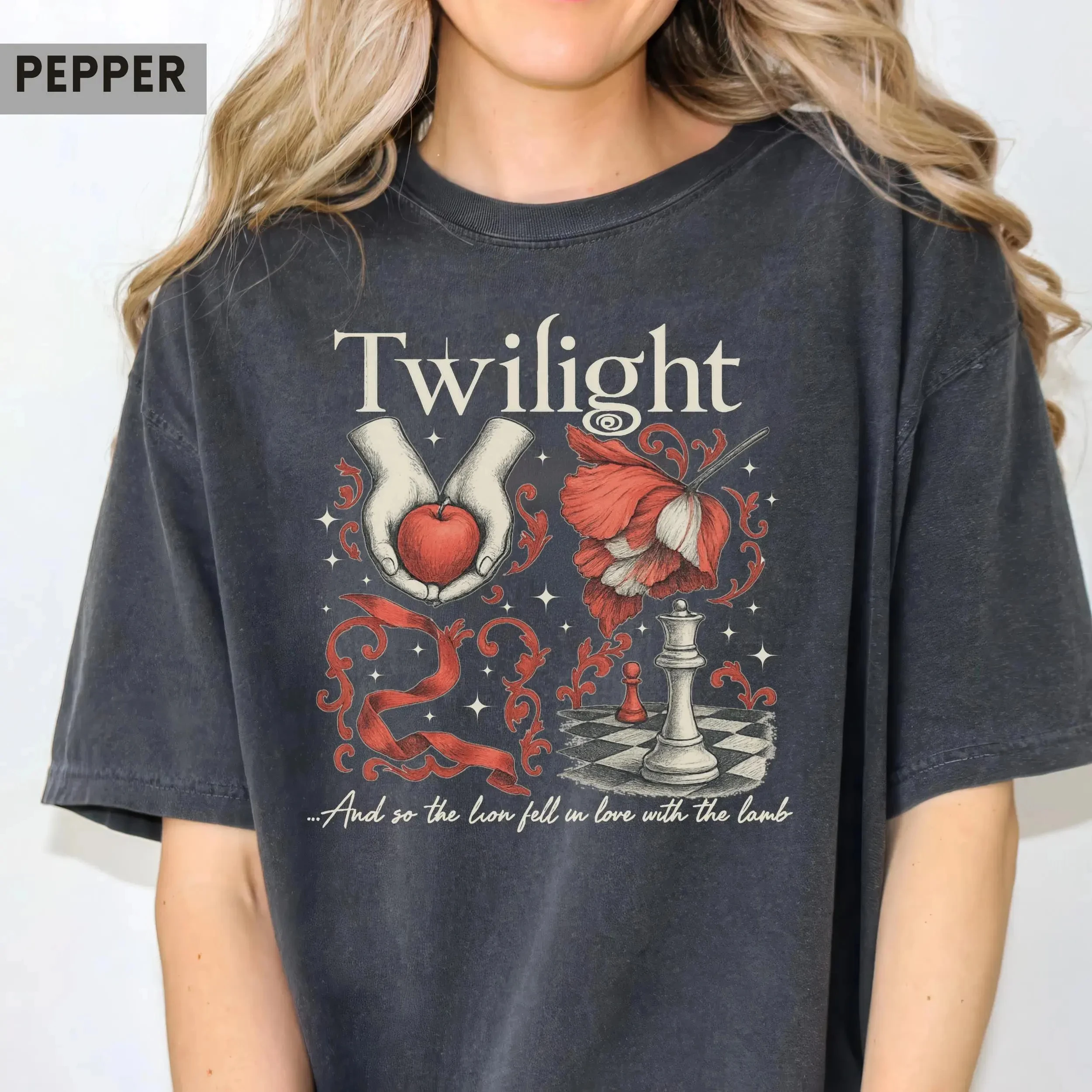 2026 Sommer Damen Vintage Twilight T-Shirt Unisex Schweißableitendes und Atmungsaktives Tee Streetwear Oversized Locker Lässig Image