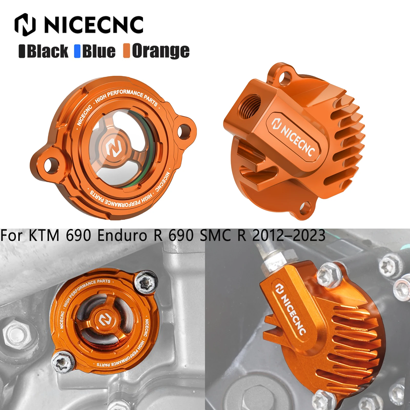 Für KTM 690 Enduro R 690 SMC R 2012-2023 NICECNC Motorölfilter-Abdeckkappe für Husqvarna 701 Enduro /Supermoto GasGas 700 Image