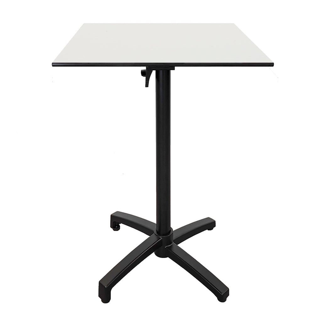 RestooTab - Klappbarer Outdoor Stehtisch Diabolo 60x60cm weiß Image