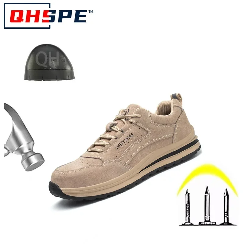 Steel Ladle Head Indestructible Shoes Anti Smashing Safety Shoes Safety Autumn Shoes Breathable Work Shoes Anti Stab Work Shoes