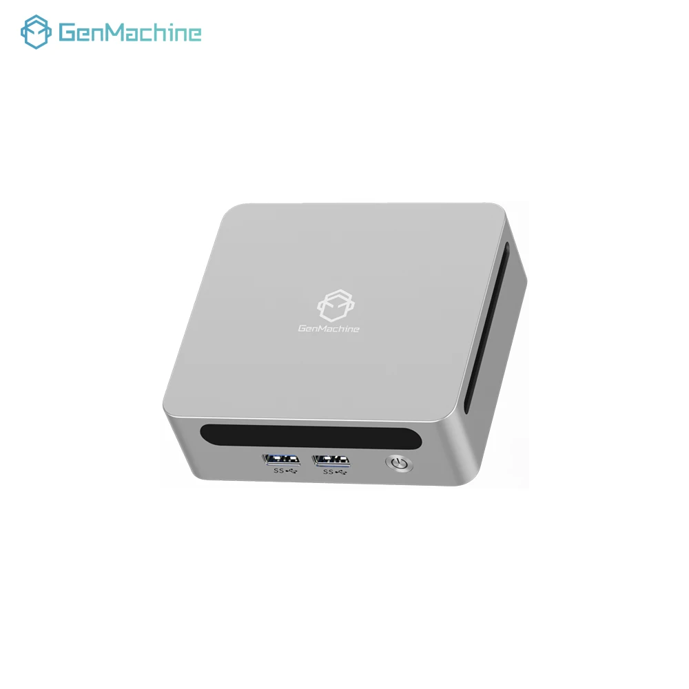 GenMachine AMD Ryzen 7 6800H 4.7GHz 45W Mini PC Windows 11 DDR5 24G 6400Mhz WIFI6 Mini Pc Gamer Diy Gaming Computer