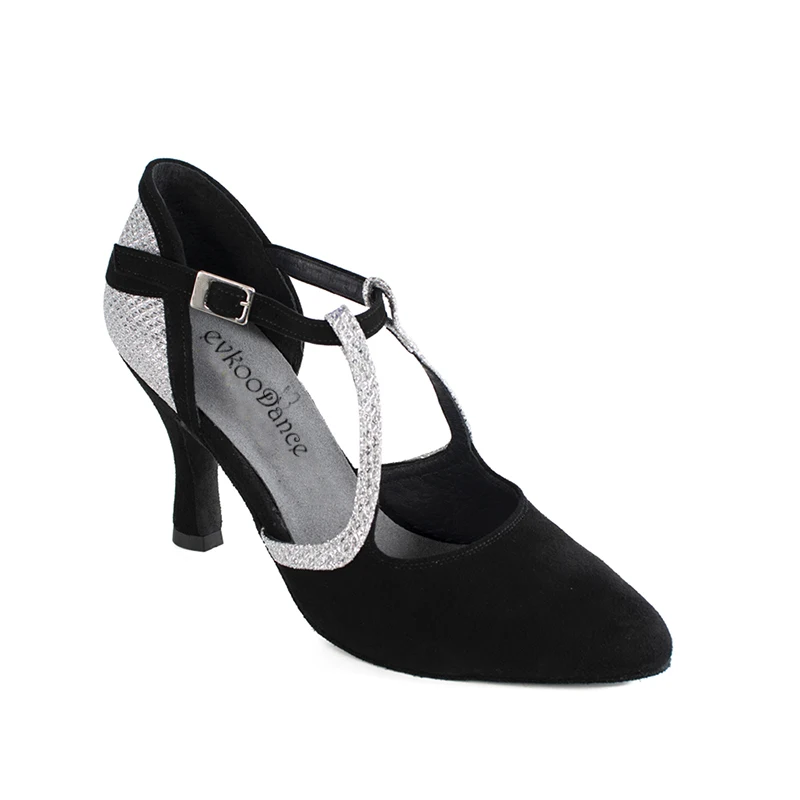 Hot Customized Women Ballroom Shoes Pratice Dancing Shoes Latin Ballroom Dance Shoes Ladies Latin Dance Shoes 7cm Party Shoes