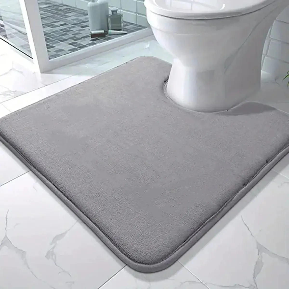 U-SHAPE tapis de sol de salle de bain tapis de toilette tapis de salle de bain antidérapant tapis de bain absorbant décoration de la maison