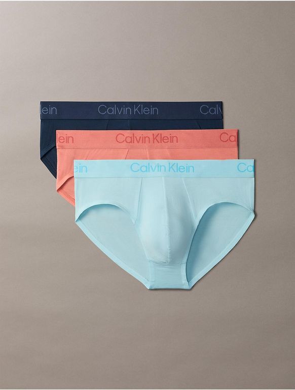 Ultra Soft Modal 3-Pack Hip Brief - Gray - Calvin Klein Underwear