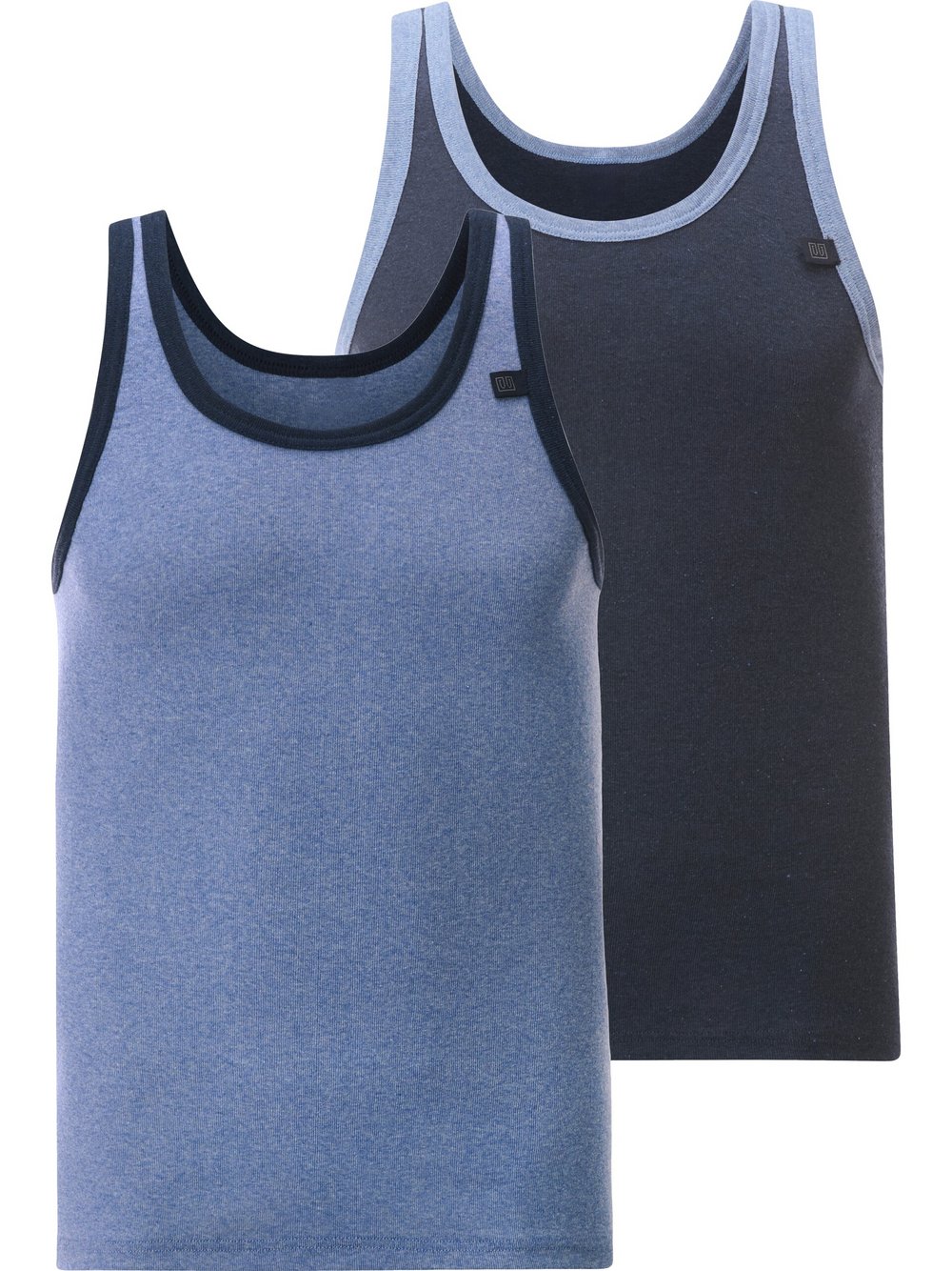 Jan Vanderstorm 2er Pack Unterhemd Herren blau, 4XL Image