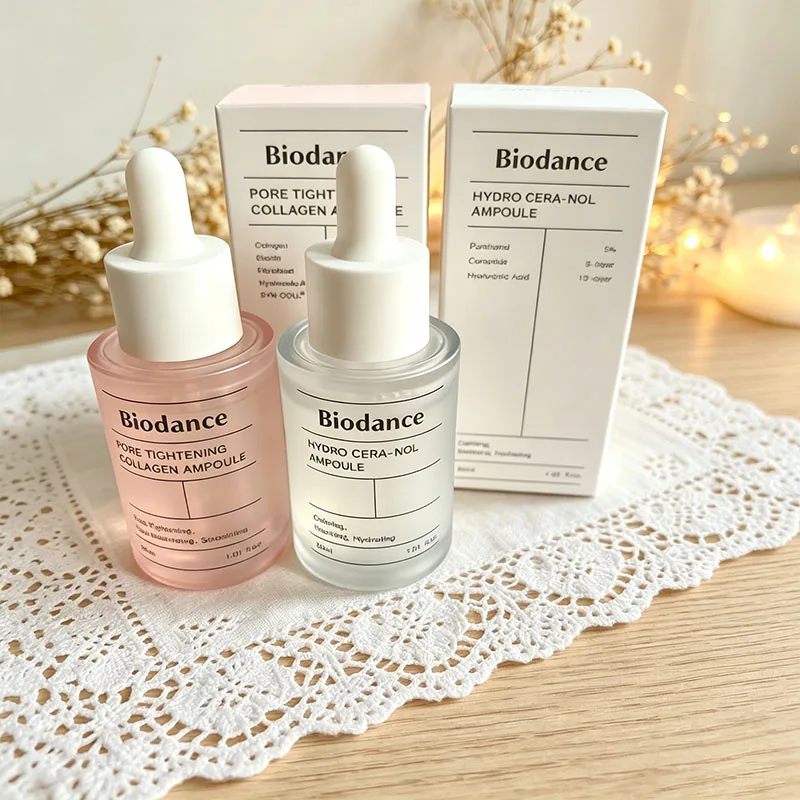 Neue Biodance 30ml Porenverfeinernde Glas-Kollagen-Essenz Hydratisierende Feuchtigkeitspflege zur Porenverbesserung Aufhellende Reparatur Hautpflege Image