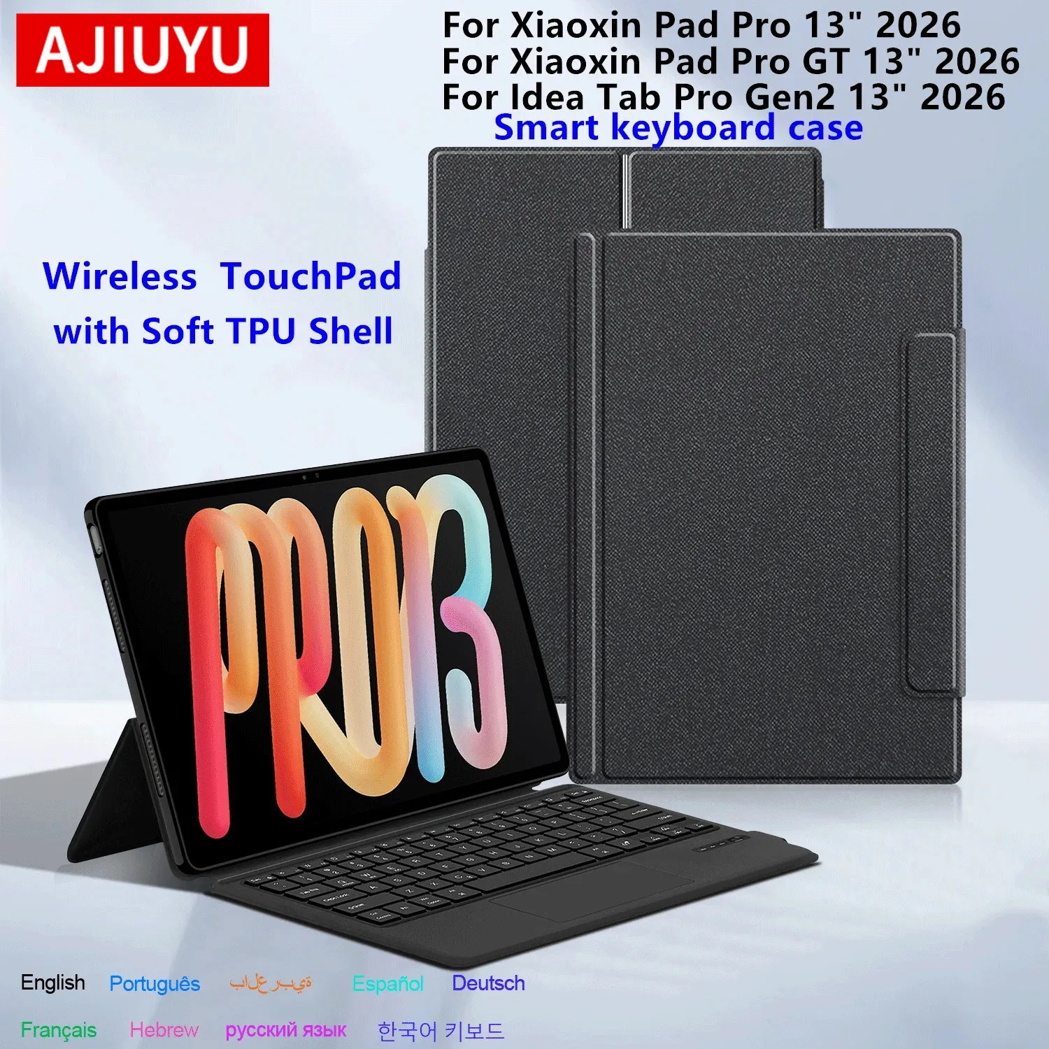 Touchpad-Tastatur für Lenovo Xiaoxin Pad Pro 13/GT 13 Zoll 2026, Tastaturabdeckung für Lenovo Idea Tab Pro Gen 2 13 Zoll Hülle Image