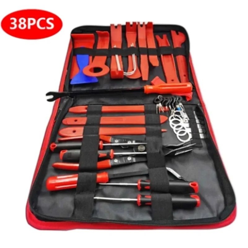 Outil de réparation audio automobile, outil de démontage de garnitures de portières, outil de démontage de rivets et clips, outils de démontage d'intérieur automobile, outil de démontage de garnitures
